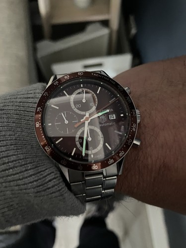 Tag heuer carrera rare brown - heuer,